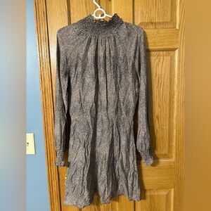 Caballero Anthropologie Polka Dot Silk Dress